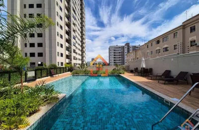Apartamento à venda em londrina, parque jamaica, com 2 quartos, com 56.54 m², residencial le chalet