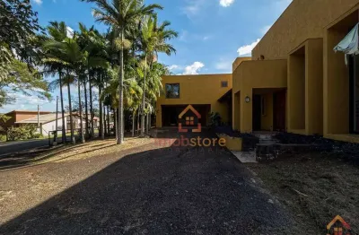 Casa com 3 suítes no condomínio sociedade recanto do salto, 620 m² - venda r$ 4.000.000 ou locação  r$ 9.500/mês  - londrina/pr