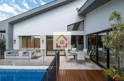 Casa à venda em londrina, recanto do salto, com 4 suítes, com 330 m², cond. sun lake