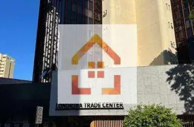 Sala para locação no ed londrina trade center, 74 m² por r$ 2.400/mês- centro-londrina/pr