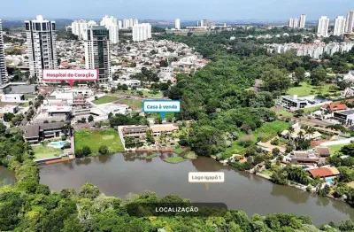 Casa à venda às margens do lago igapó 1, com 10 quartos, 757 m² por r$6.200.000,00 - londrina pr