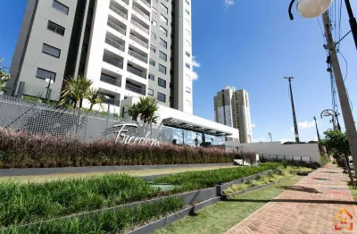 Apartamento à venda no ed. freedom palhano, com 1 suíte, 45 m² por r$480.000,00,  gleba palhano - londrina, pr