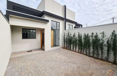 Casa geminada  com 3 dormitórios à venda, 84 m² por r$ 450.000 - jardim antares - londrina/pr