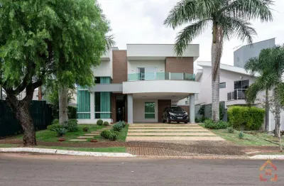 Casa à venda em londrina, royal park residence & resort, com 4 suítes, com 320 m², cond royal park