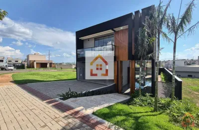 Casa à venda em londrina, jardim morumbi, com 3 suítes, com 232 m², cond. parque tauá
