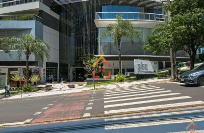 Laje corporativa na cobertura, para locação no edifício palhano premium, 570 m² por r$ 19.000/mês - gleba palhano - londrina/pr