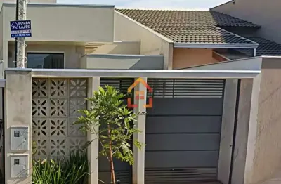 Casa nova à venda com 3 dormitórios, 80 m² por r$ 500.000,00- jd pref milton menezes- londrina/pr