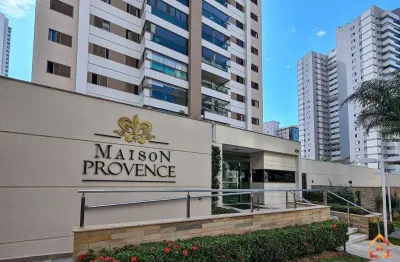 Apartamento mobiliado no edifício maison provence com 3 dormitórios à venda, 120 m² por r$ 1.200.000 - gleba palhano - londrina/pr