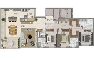 Apartamento com 3 quartos à venda na rua honório silveira dias, 985, são joão, porto alegre por r$ 1.849.000