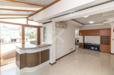 Cobertura com 3 quartos para alugar na travessa jundiaí, 2300, higienópolis, porto alegre por r$ 7.000