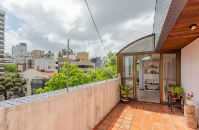 Cobertura com 2 quartos à venda na avenida palmeira, 540, petrópolis, porto alegre por r$ 900.000