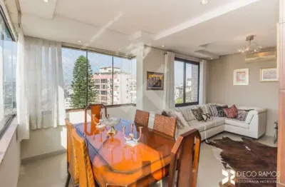 Cobertura com 3 quartos para alugar na rua faria santos, 786, petrópolis, porto alegre por r$ 8.300