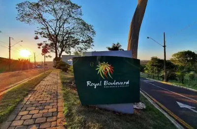 Terreno a venda no condomínio condomínio royal boulevard em ibiporã!