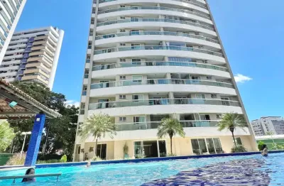 Apto com lazer completo no cocó, 120m2 de área. todo projetado, 3 quartos e 3 vagas de garagem!!