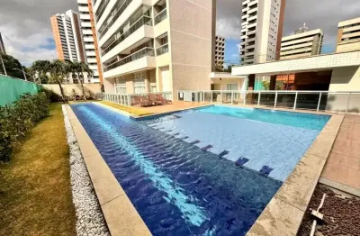 Apto na aldeota com 91m2 de área, 3 quartos, móveis projetados, 2 vagas de garagem e lazer completo!!