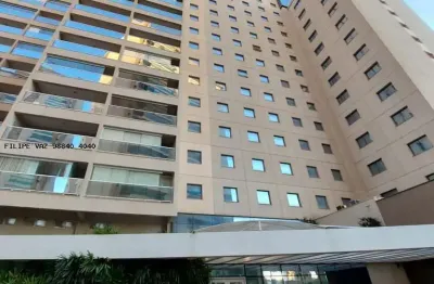 Apartamento mobiliado para locação em ribeirão preto, bosque das juritis, 1 dormitório, 1 banheiro, 1 vaga