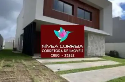 Casa em condomínio fechado com 4 quartos à venda na Rua Caraíva, 100, Abrantes, Camaçari