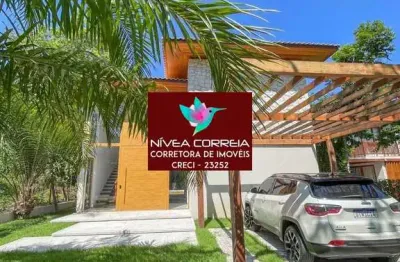 Vende-se linda casa com 220 metros quadrados e 4 suítes em condomínio em praia do forte/açu da torre