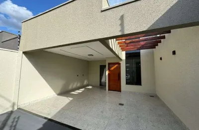 Casa nova para venda com 100 mt, 3 quartos, 1 suíte, no residencial portal do cerrad