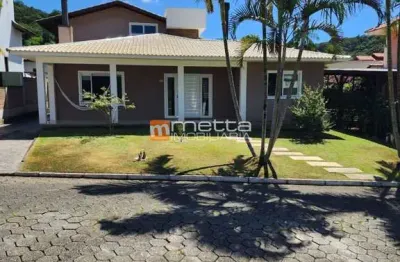 Casa em condomínio fechado com 5 quartos à venda na rua gécio de souza e silva, 65, sambaqui, florianópolis por r$ 2.850.000