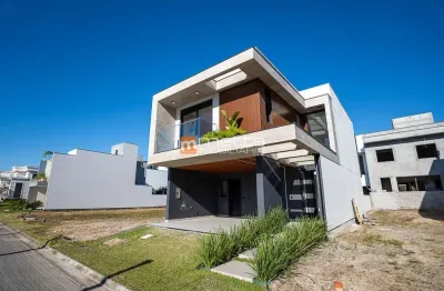 Casa em condomínio fechado com 3 quartos à venda na avenida wilson castelo branco, 99, beira rio, biguaçu por r$ 1.295.000