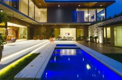 Casa em condomínio fechado com 4 quartos à venda na rodovia haroldo soares glavan, 1760, cacupé, florianópolis por r$ 15.000.000