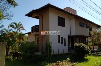 Casa em condomínio fechado com 6 quartos à venda na rodovia haroldo soares glavan, 1950, cacupé, florianópolis por r$ 2.399.000