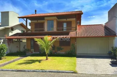 Casa em condomínio fechado com 4 quartos à venda na estrada cristovão de campos, 1028, vargem grande, florianópolis por r$ 1.490.000