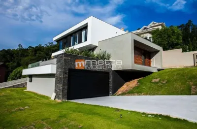 Casa em condomínio fechado com 3 quartos à venda na rodovia haroldo soares glavan, 4940, cacupé, florianópolis por r$ 5.900.000