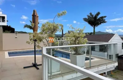 Casa em condomínio fechado com 4 quartos à venda na rua doutor celso nicodemus lopes, 265, joão paulo, florianópolis por r$ 3.500.000