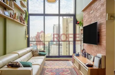Apartamento a venda de 105m2, 2 suites + mesanino lindo, 2 vagas, lazer completo, na vila olímpia