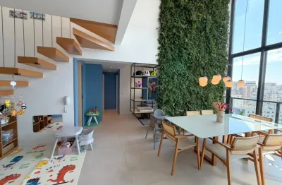 Apartamento  p/ locação de 115m2 c/ 2 suites + mezanino , 2 vagas, lazer completo, vila olímpia