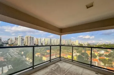 Apartamento a venda semi mobiliado de 130m2, 3 suites com 2 vagas de garagem, lazer completo, campo belo