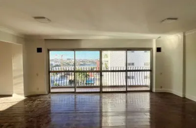Apto 280m²| 5 quartos| vista represa| portaria 24h| elevador| ac caução