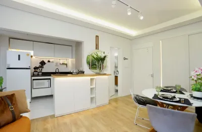 Apartamento garden de 1 dormitório, mobiliado e decorado com 41 m² no centro histórico!