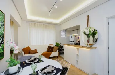 Apartamento garden de 1 dormitório, mobiliado e decorado com 41 m² no centro histórico!