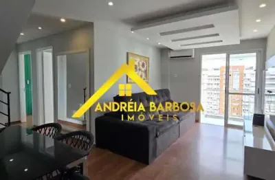 Cobertura duplex de 3 quartos para aluguel no residencial clube pátio carioca - 115m²
