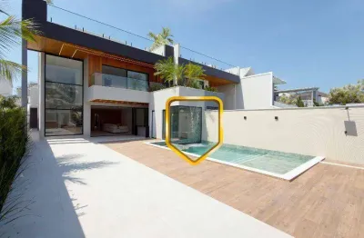 Casa com 4 suítes à venda, 450 m² por r$ 4.900.000 - recreio dos bandeirantes - rio de janeiro/rj