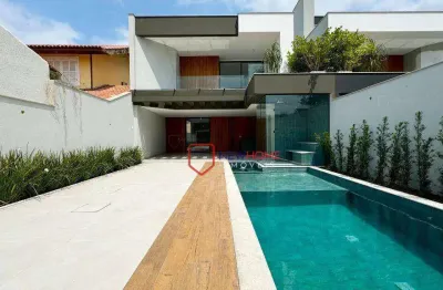 Linda casa com 5 suítes à venda por r$ 4.600.000 - barra da tijuca - rio de janeiro/rj
