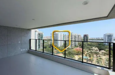 Be península apartamento com 3 suítes à venda, 108 m² por r$ 2.070.000 - barra da tijuca - rio de janeiro/rj
