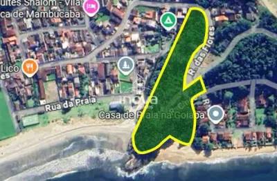 Terreno pé na areia – vila histórica de mambucaba, angra dos reis/rj