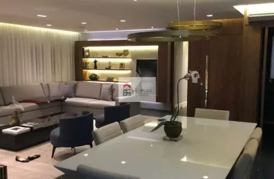 Lindo apartamento mobilhado capa de revista de 165m² no brooklin de 3 quartos sendo 2 com demi-suit