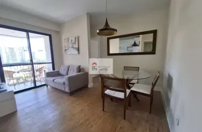 Apto mobiliado na chácara santo antônio com 39  m2, 1 dormitório e 1 vaga