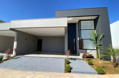 Casa térrea com três dormitórios no residencial villeneuve