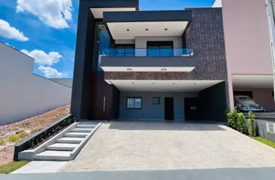 Casa com 4 suítes à venda, 261 m²,  condomínio jardim residencial pampulha, sorocaba/sp.