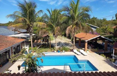 Chácara com 5 dormitórios à venda, 2350 m² por r$ 2.698.000,00 - condomínio colinas do mosteiro de itaici - indaiatuba/sp