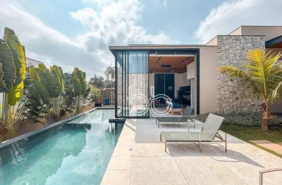 Casa com 4 dormitórios à venda, 515 m² por r$ 6.400.000,00 - condomínio santa clara - indaiatuba/sp