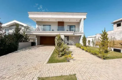 Casa com 4 dormitórios à venda, 434 m² por r$ 4.150.000,00 - condomínio jardim dos lagos - indaiatuba/sp