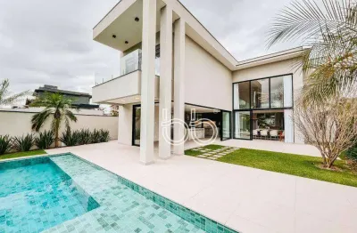 Casa com 5 dormitórios à venda, 410 m² por r$ 5.995.000,00 - condomínio villa dos pinheiros - indaiatuba/sp