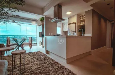 Apartamento com 2 dormitórios à venda, 82 m² por r$ 1.100.000,00 - condomínio sky towers home - indaiatuba/sp